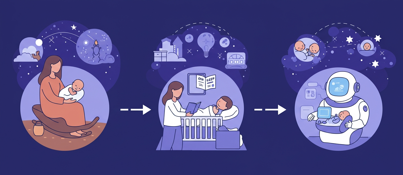 수면 교육의 역사: 중세 시대부터 퍼버법까지